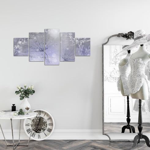 Wandbilder Wohnzimmer XXL Pusteblume Moderne Bild Gräser